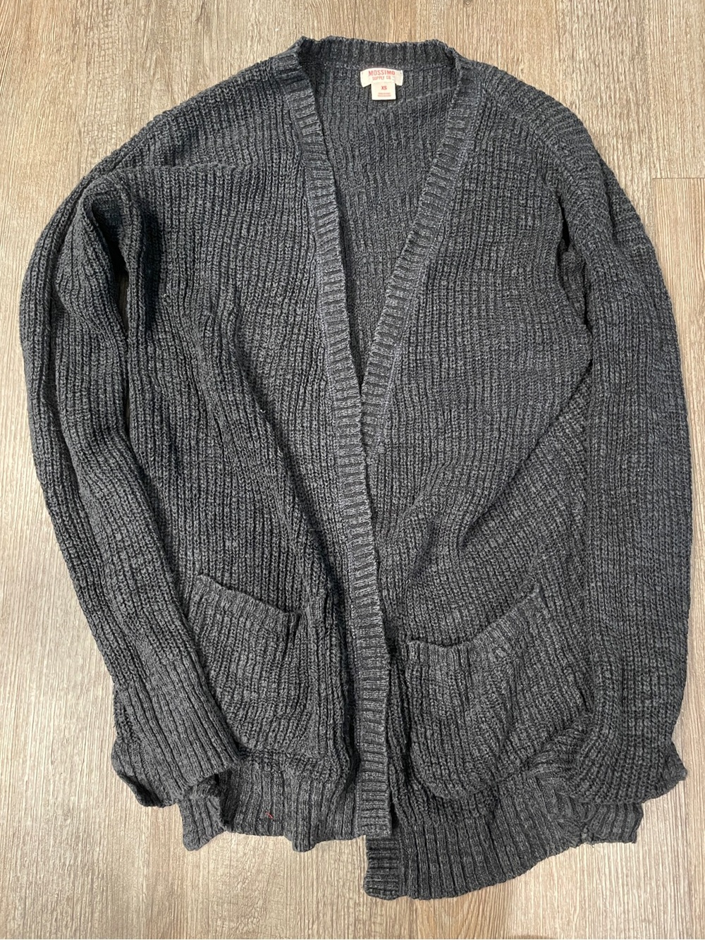 Mossimo Supply Co Women’s Junior’s Open Front Knit Cardigan Black